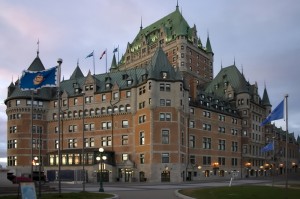 The world renowed Chateau Frontenac hotel which is located in Canada